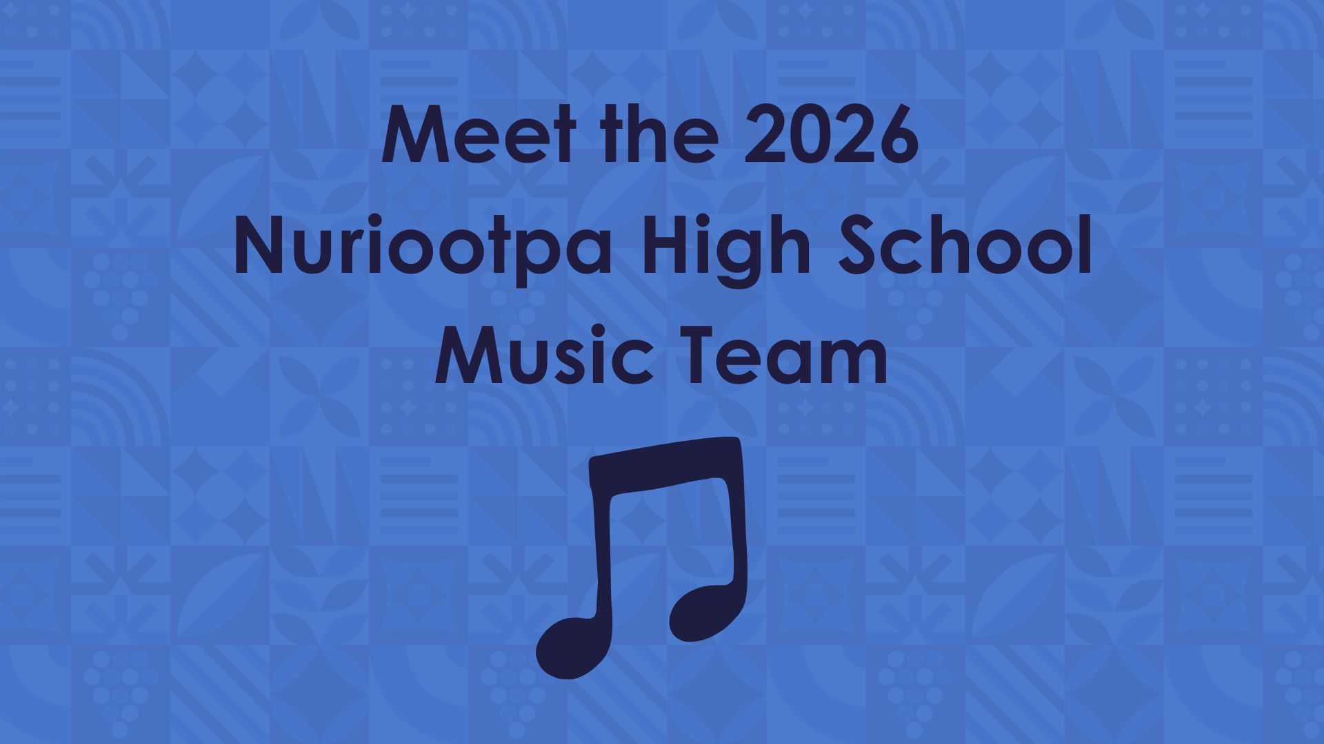 Meet the 2026 Instrumental Music (IM) team