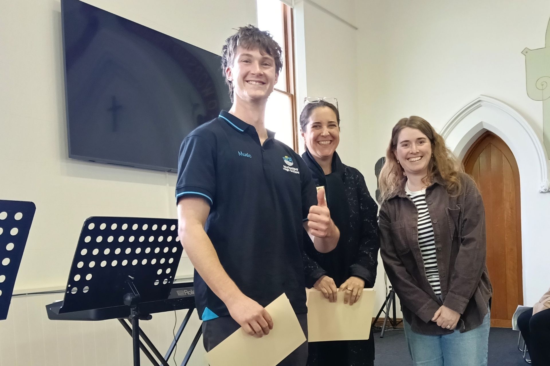 NHS music students ‘cymbals’ of success at Balaklava
