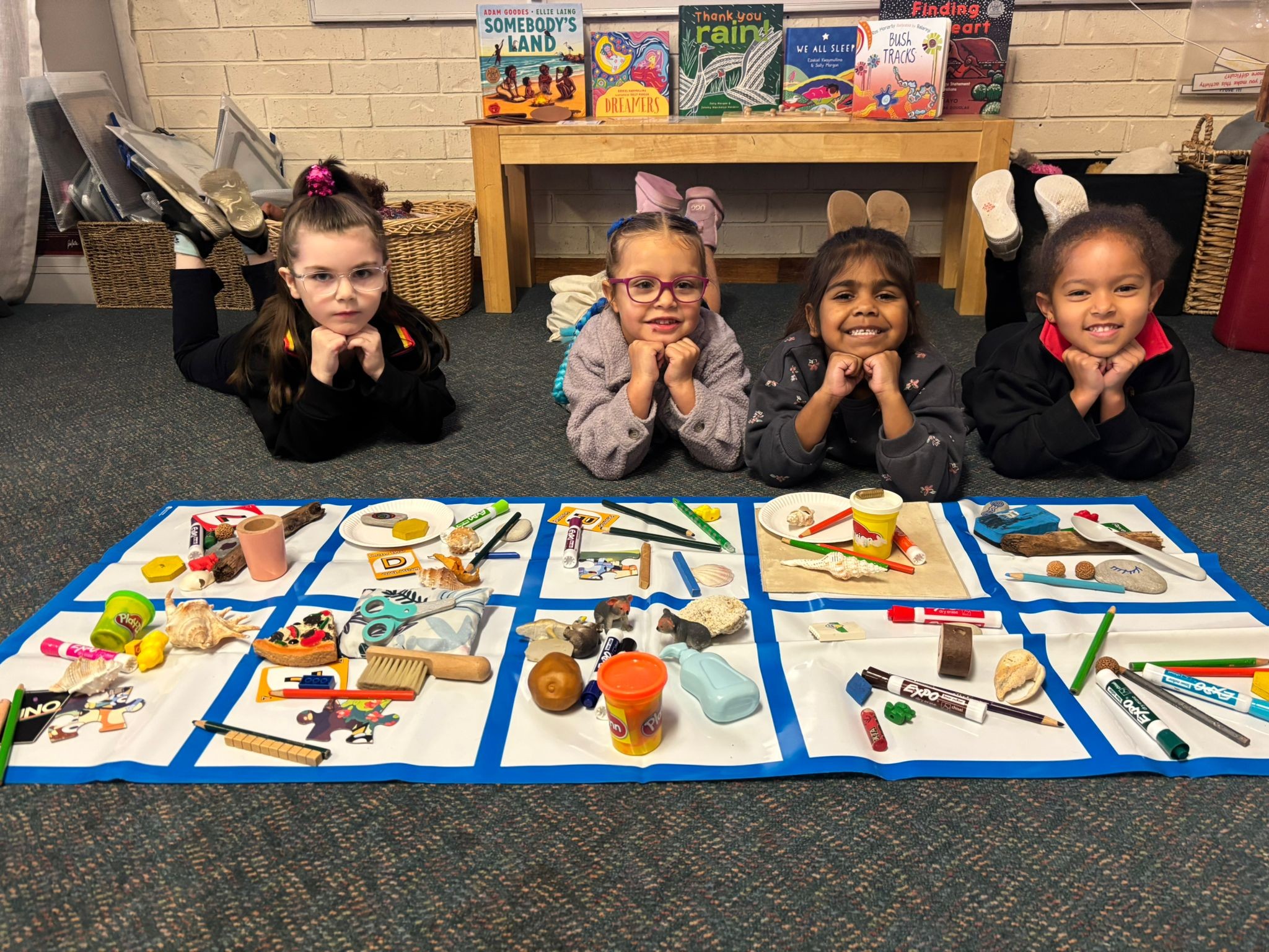 Reception students