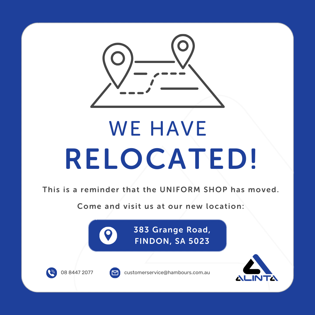 Our uniform shop has moved